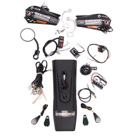 Tusk Motorcycle Enduro Lighting Kit with Handguard Turn Signals | Dirt
